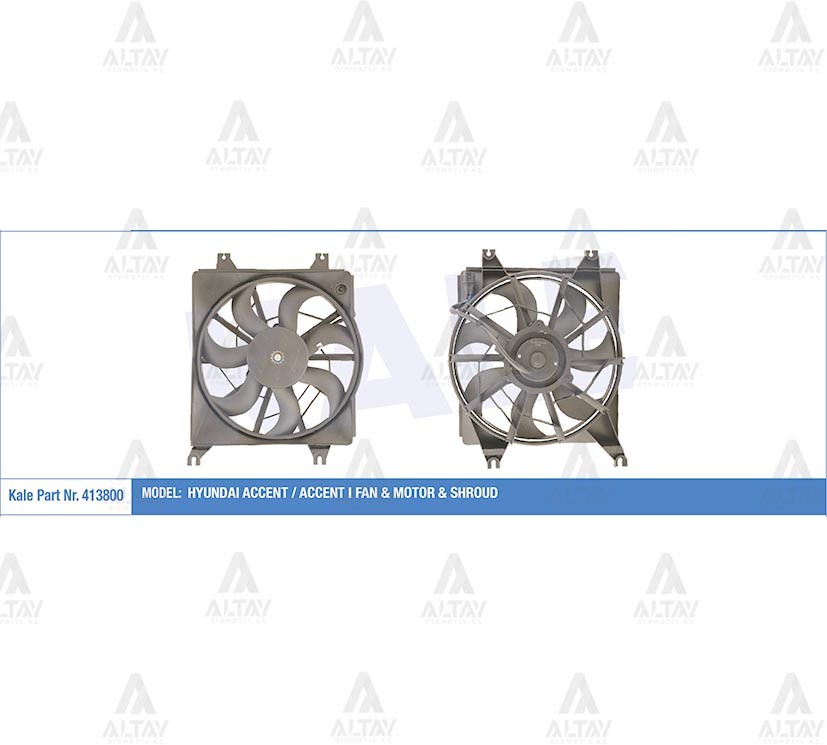 Hyundai Accent Radyatör Fan ve Motoru 1995-2000 Fan OEM 25380-22000 Hyundai Accent Radyatör Fan ve Motoru 1995-2000 Fan OEM 25380-22000